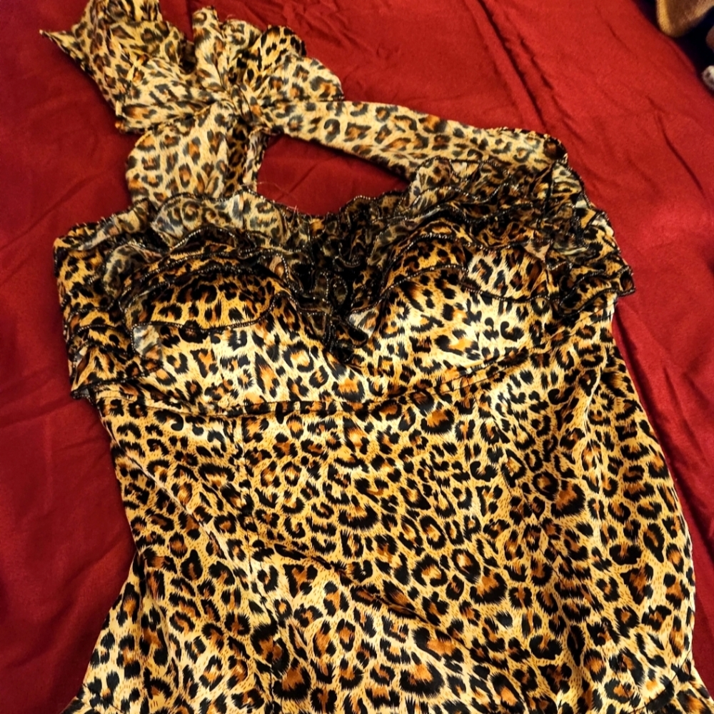 Love Culture blouse with leopard printed and size Large